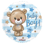 Baby Boy Teddy Bear Balloon